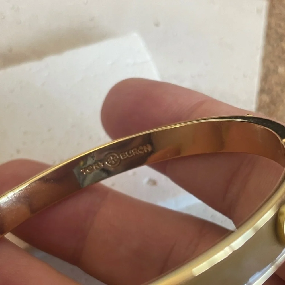 TORY BURCH Gold-Tone Bangle Bracelet